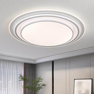 客厅灯 圆形大尺寸120CM客厅灯简约现代超亮新款大厅吸顶灯中山灯