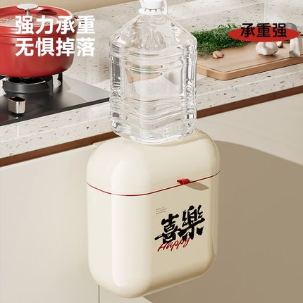 壁挂垃圾桶家用2024新款厨房厕所卫生间带盖挂式高颜值免弯腰可爱