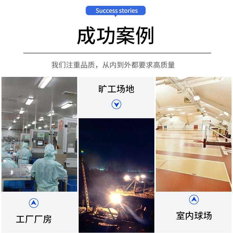 led碘钨灯100W户外防水超亮工地用施工作照明投光灯架太阳灯灯管