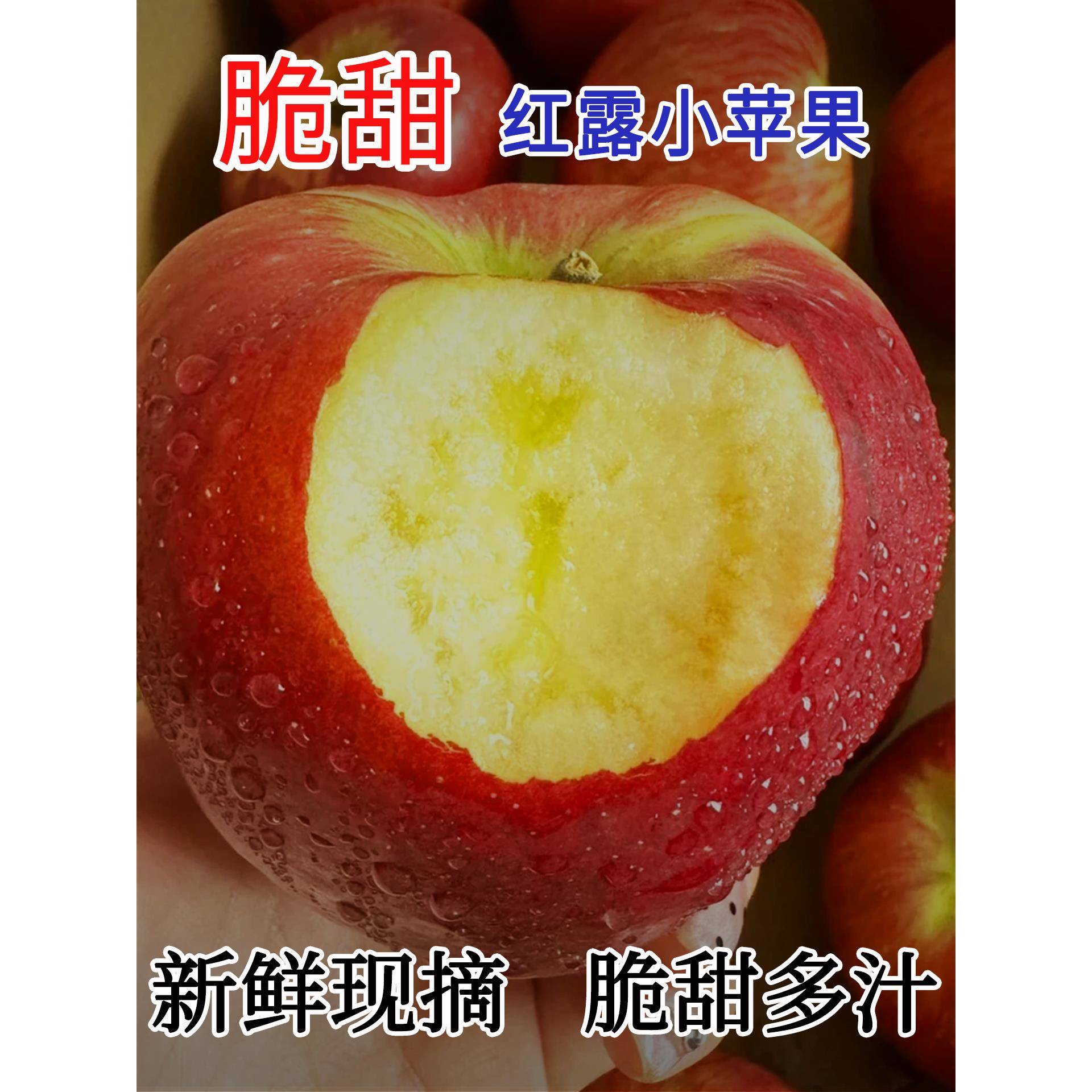 现摘当季云南红露苹果樱桃小苹果新鲜水果孕妇宝宝迷你冰糖心脆甜