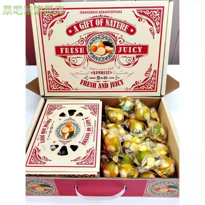 广西融安脆蜜金桔鲜果新鲜水果一级特大果5斤金橘金柑官方旗舰店