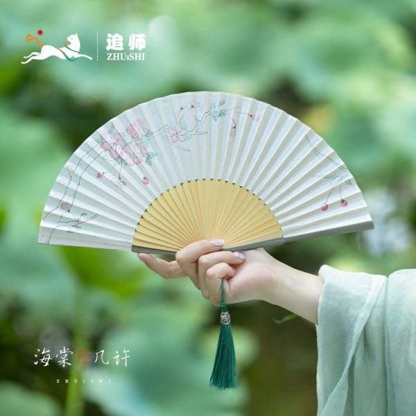 扇子古风折扇中国风马面裙新中式折扇舞蹈专用国风夏季日常女竹扇