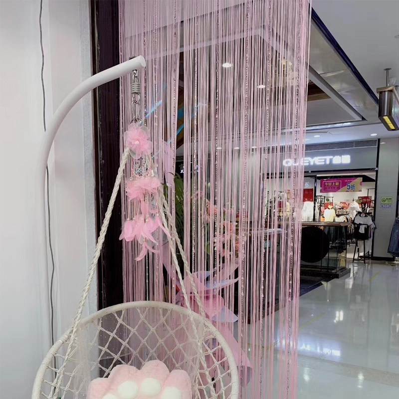 线帘网红流苏门帘隔断帘家用玄关客厅服装店橱窗美容院装饰挂帘子