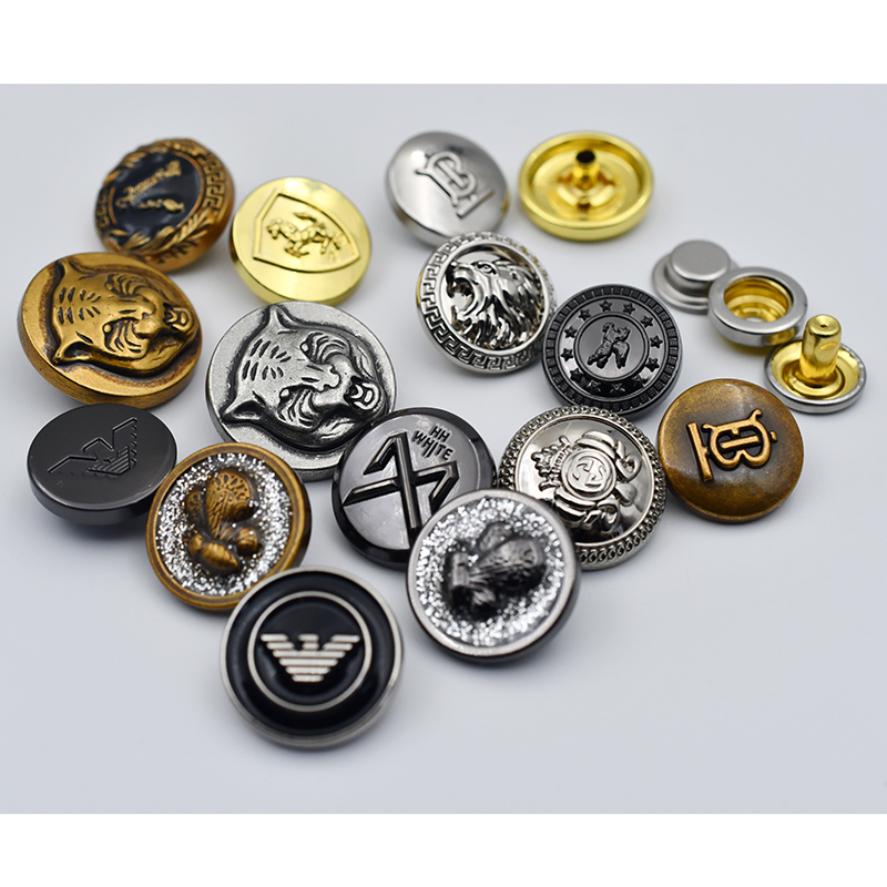 按扣免缝钉扣子母扣衣服暗摁扣金属隐形羽绒服四合扣圆形纽扣