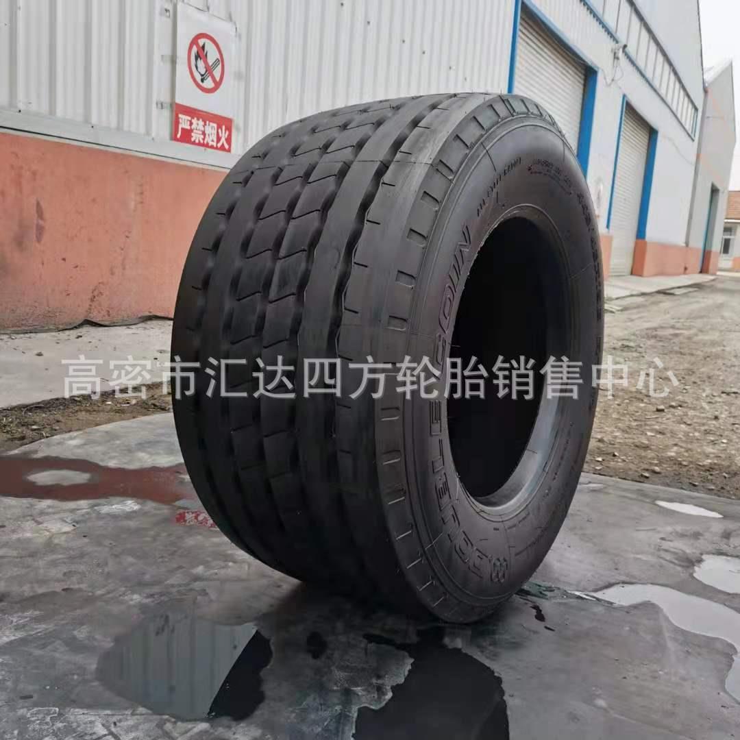 现货供应445/45R19.5顺纹 沙漠轮胎 宽基卡车轮胎 零售