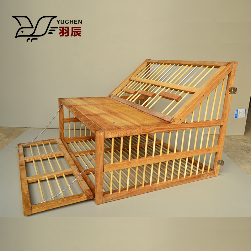 信鸽实木跳门鸽子跳笼欧式进出门鸽笼赛鸽活络门鸽舍撞门包邮