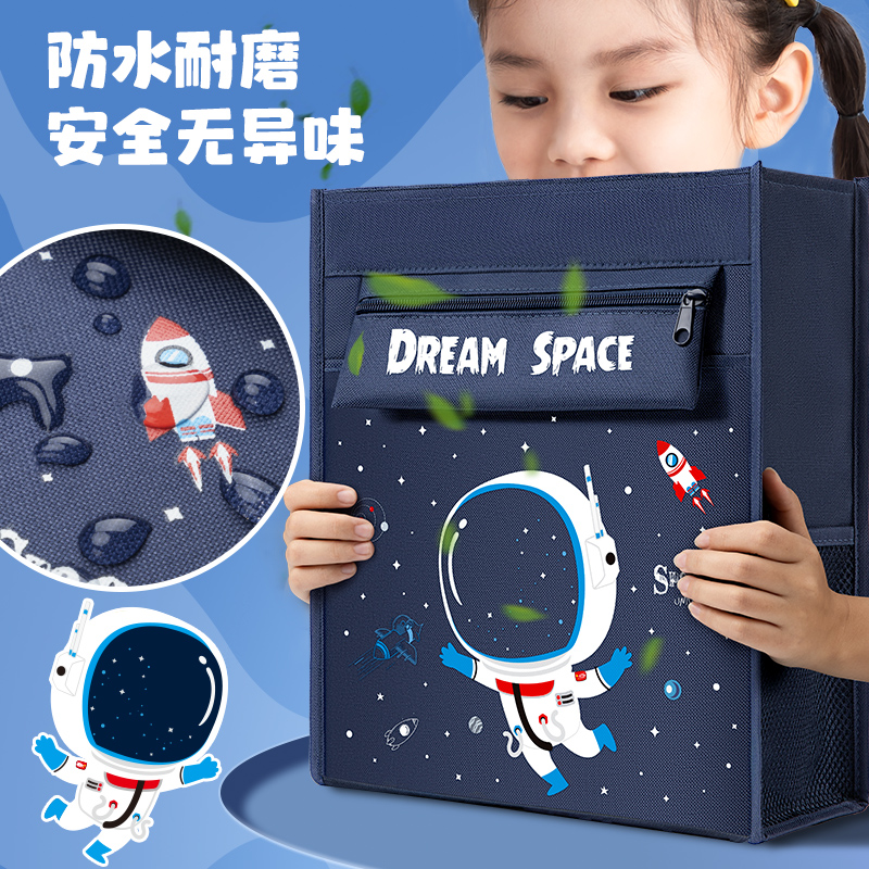 补习袋手提袋拎书袋小学生男孩用书包文件袋帆布美术袋补习班收纳