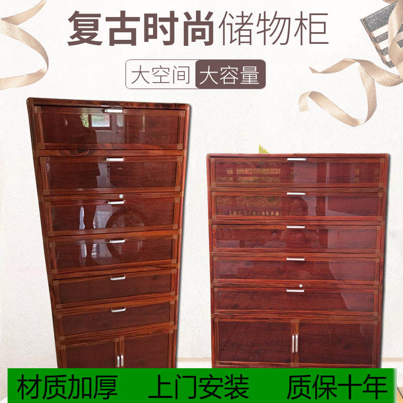 致力室外门口走廊阳台铝合金鞋柜防水防晒大容量经济型简易家用