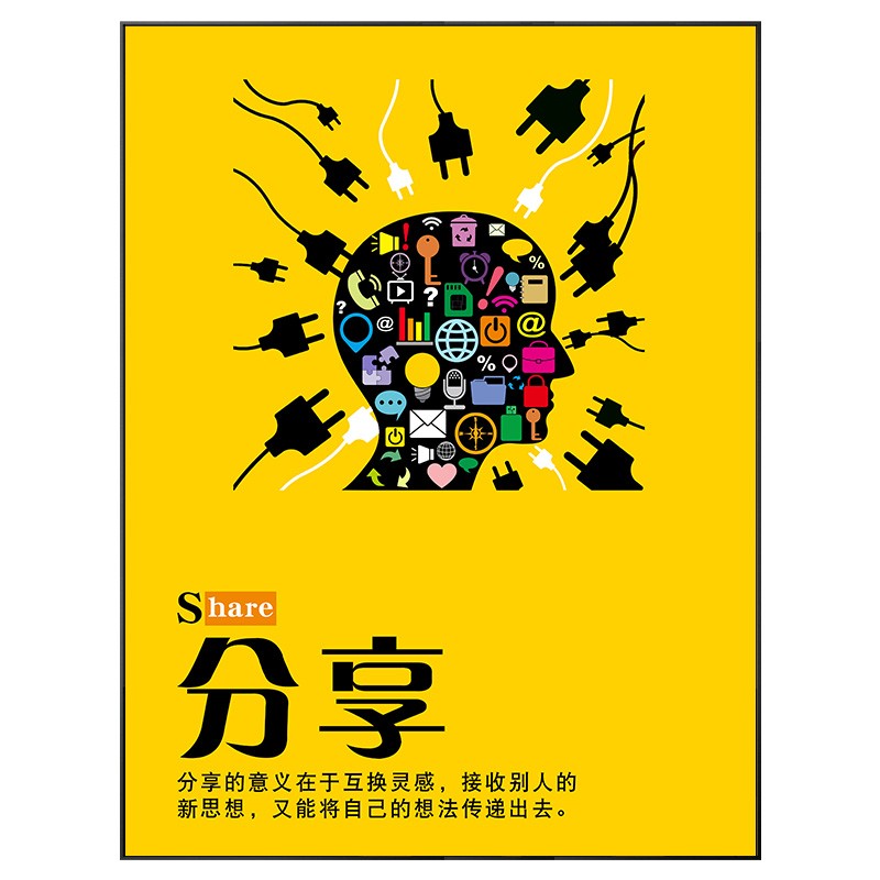 现代励志壁画宣传词语挂画企业文化办公室接待室走廊背景墙装饰画