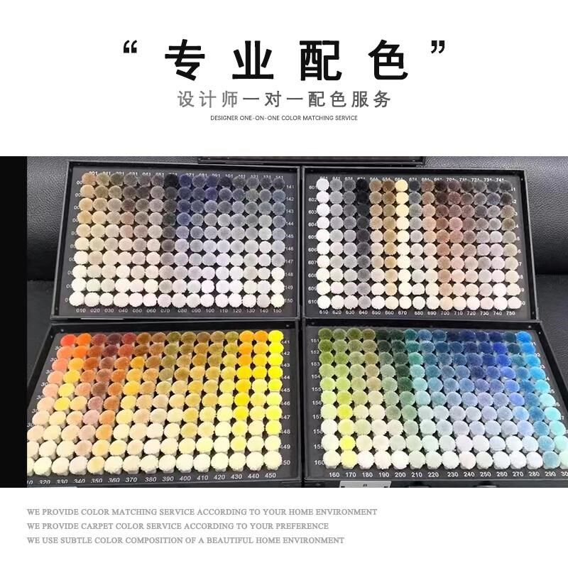 来图定制地毯腈晴纶羊毛手工客厅卧室书房软装别墅样板间满铺地毯