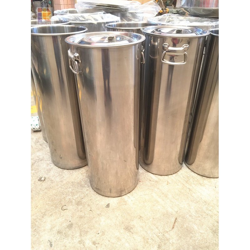 SC内径20-22cm25高60cm珍珠奶茶桶304不锈钢桶细长奶桶高汤桶加厚