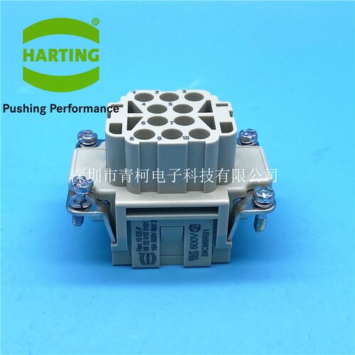09320103101HARTING哈丁 HAN-10EE-F-c 10芯10针冷压重载连接器