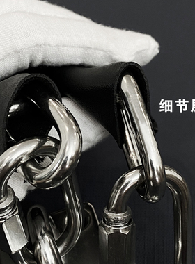防倒链 地弹簧门防坠链防掉玻璃门防倒塌广场大门安全链304不锈钢