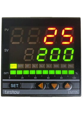 TESHOW上海台松电子科技有限公司EM705-520智能表FKA4-MN*AN-B-N