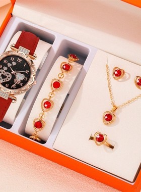 2026简约不掉色爱心项链礼盒装