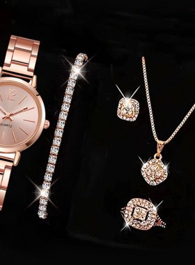 韩版银色双爱心项链女朋友七夕情人节礼物礼盒装防水不掉色锁骨链