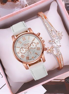 女士轻奢时尚镶钻手链礼盒装仿真不掉色满钻手串ins气质百搭手镯