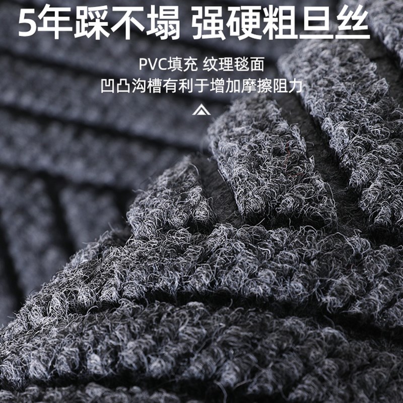 商用高端地垫定制公司门口门垫酒店迎宾地毯户外进门防滑脚垫除尘