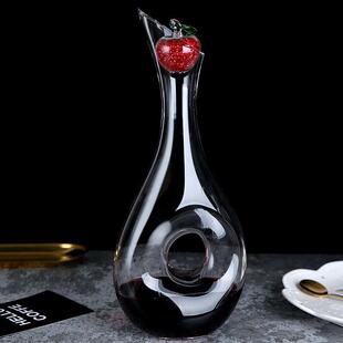 无铅水晶玻璃红酒醒酒器套装 分酒壶 家用葡萄酒快速个性 创意欧式