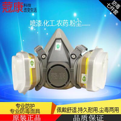 正品6200防毒面具喷漆专用防粉尘气体化工工业打磨煤矿活性炭面罩