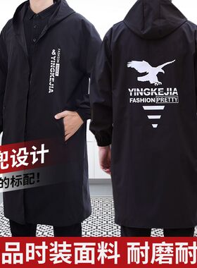 风衣式外品质罩衣时尚男士工作服防水防油围裙大褂工上衣