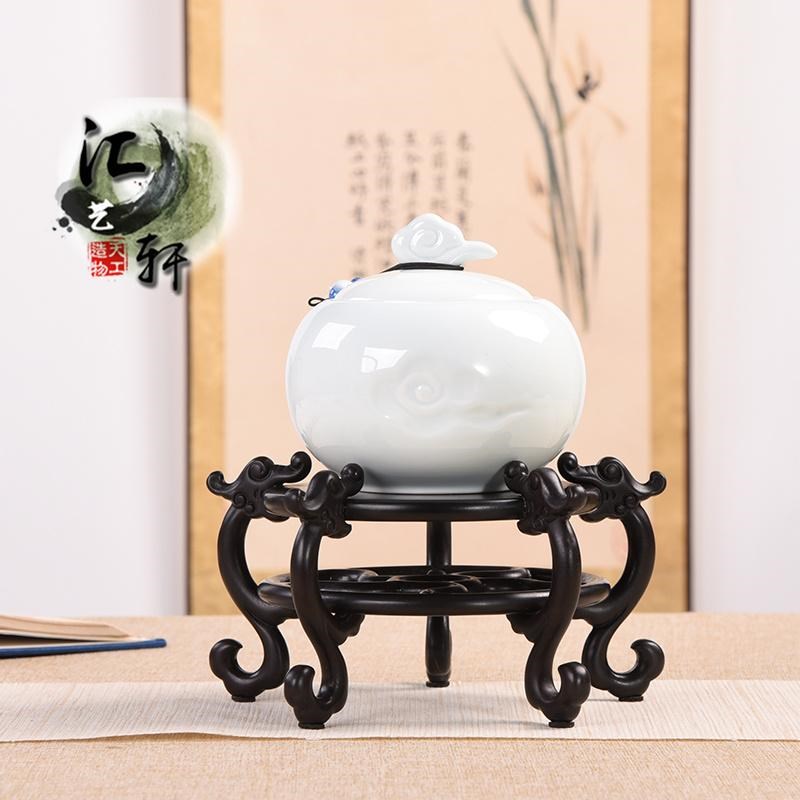 实木紫光檀新兰展示五龙架盆景茶壶铜葫芦聚宝盆几