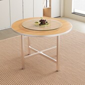 加厚圆实木大圆桌饭店餐桌酒店圆形桌