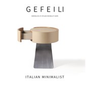 意式 创意卧室端床头柜子 极简实木床头柜现代马鞍皮设计师款