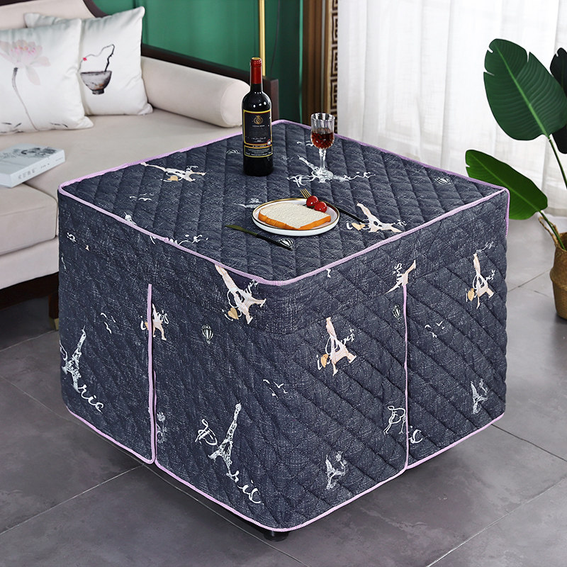 新款正方形加厚烤火桌子罩烤火被电烤炉罩电炉罩桌布罩冬,居家布艺,烤火罩,淘宝优惠券,粉丝福利购,淘宝优惠卷