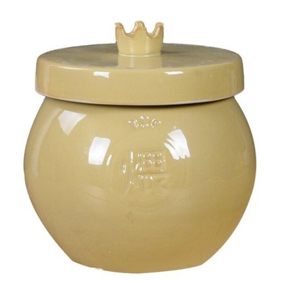 加厚鸡汤罐商用耐高温陶瓷罐灰塘鸭瓦罐汤土罐盐焗煨汤罐定制包装