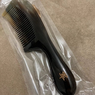 加厚天然牛角梳子防静电女长发防脱礼物家用按摩梳U送妈妈送老师