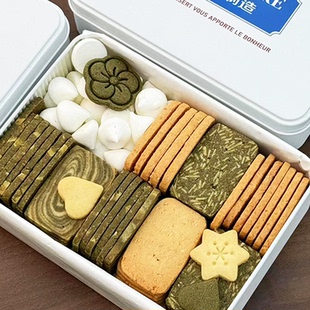 ZESTMAKE 抹茶曲奇饼干艾许黄油芝士曲奇集锦 零食礼盒 顺丰发货