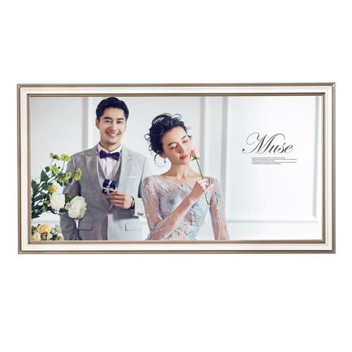 婚纱照相框放大挂墙结婚照九宫格打印洗照片框架免打