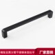 加厚亚黑方管单面拉手极简房浴室玻璃移门把手设备扶手