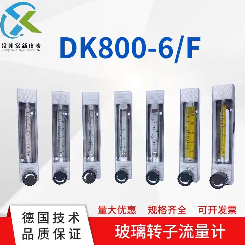 DK800-6F玻璃转子流量计防腐防锈微小气体液体流量浮子流量计