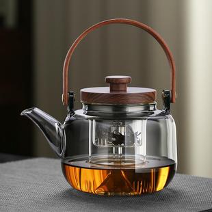 茶水耐高温 提梁壶家用玻璃烧水泡茶办公室电陶炉煮茶壶煮茶器新款