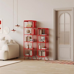 儿童书架客厅落地式多层储物架床头柜家用小书柜卧W室铁质储物架