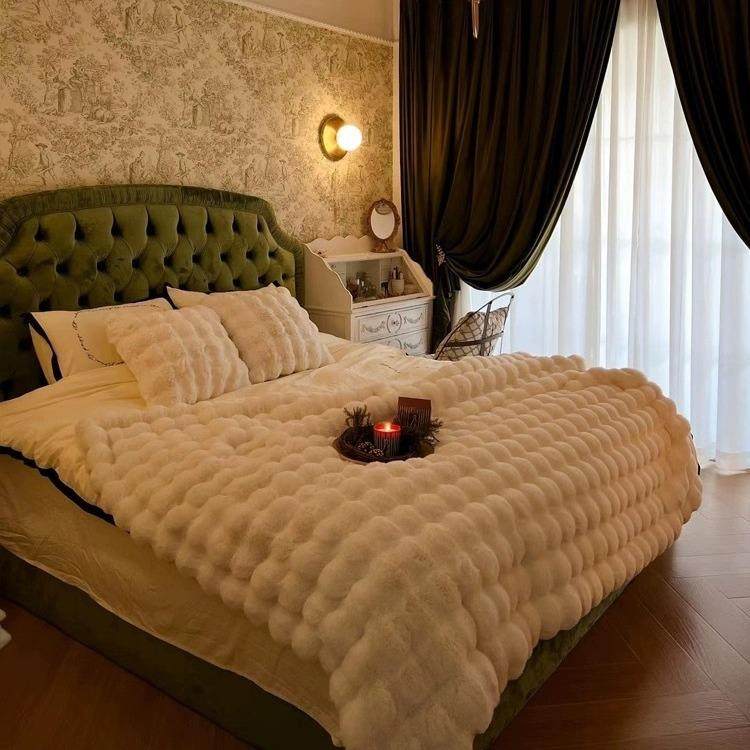 法式复古布艺床美式轻奢主卧双人大床高端绿色丝绒公主床拉扣婚床,机械设备,其他机械设备,淘宝优惠券,粉丝福利购,淘宝优惠卷