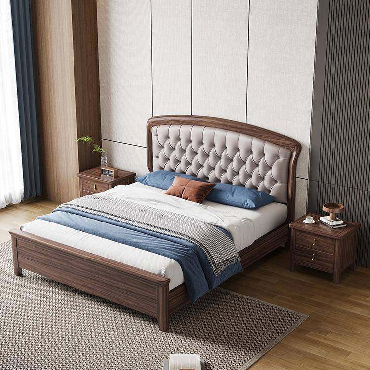 新中式乌金木全实木床现代简约1.8米双人床主卧轻奢大气软包婚床,机械设备,其他机械设备,淘宝优惠券,粉丝福利购,淘宝优惠卷