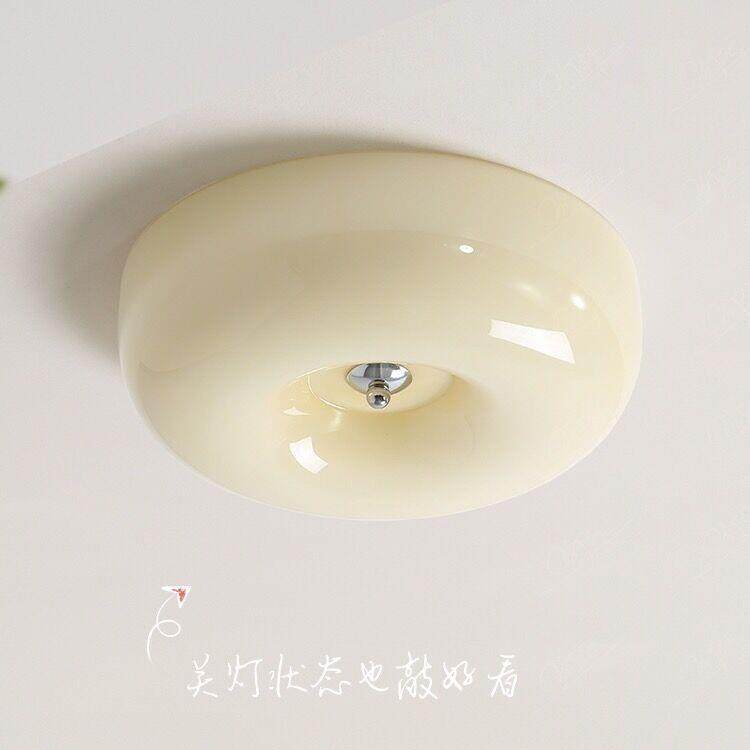 全光谱护眼奶油布丁吸顶灯法式复古浪漫书房过道简约中古玻璃灯,机械设备,其他机械设备,淘宝优惠券,粉丝福利购,淘宝优惠卷