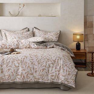 床品 复古秋冬季 春夏秋新品 高端风加厚四件套全棉纯棉床单被套美式