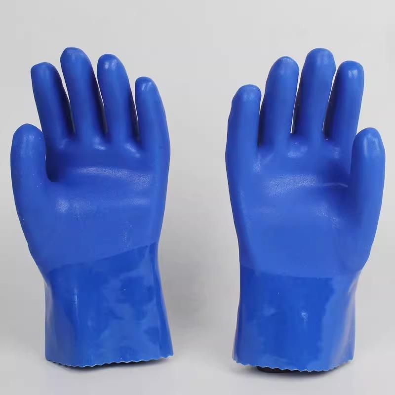 东亚806 耐油手套耐酸碱手套工业浸塑橡胶手套劳保手套