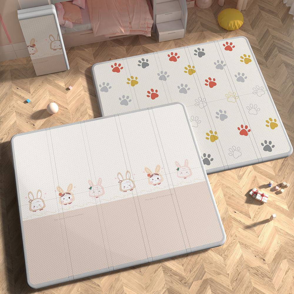 宝宝爬爬垫xpe布面加厚可折叠儿童爬行垫家用客厅无味泡沫垫