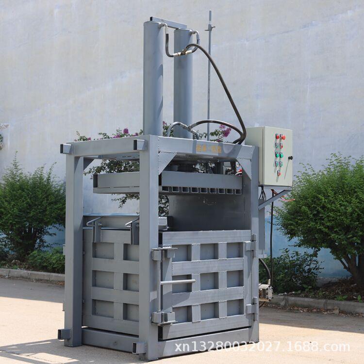 80吨废纸塑料易拉罐打包机 立式液压打包机 易拉罐金属压块机