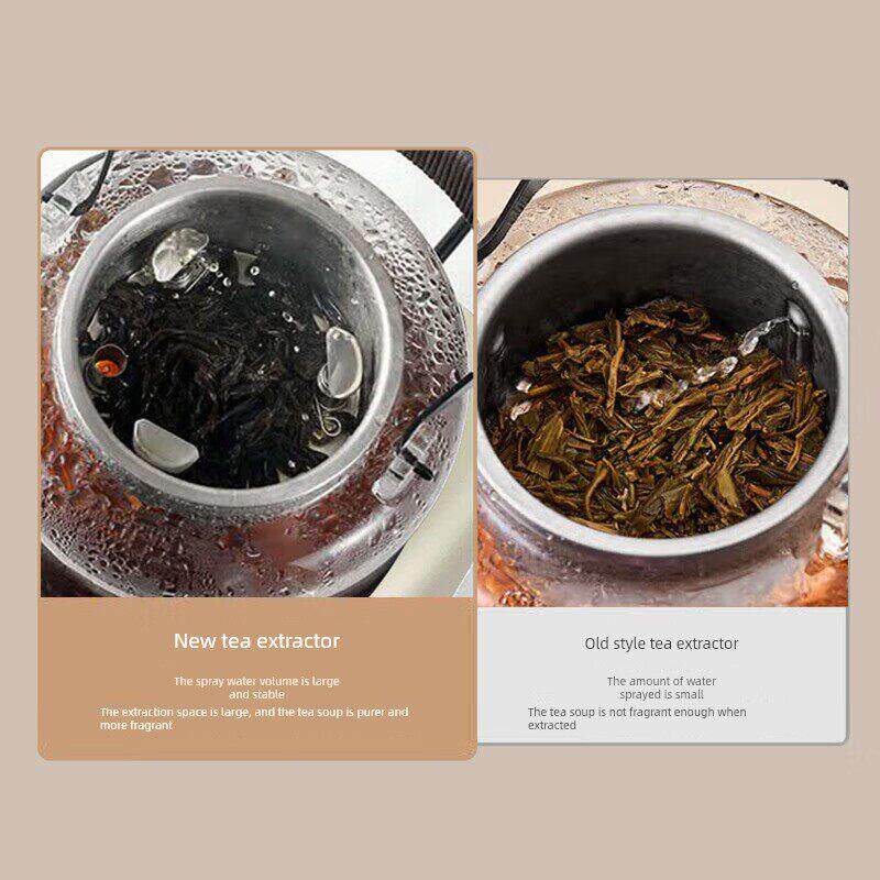 wione煮茶器煮茶壶喷淋式家用养生壶泡茶用烧水纯钛蒸汽自动上水