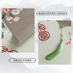 中式门帘免打孔入户厨房隔断窗卧室客厅家用帘子高级感纱帘遮挡帘