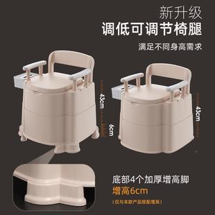 孕妇扶人手便椅老室内起夜壶坐尿桶 家用可移动马桶臭便防器便携式