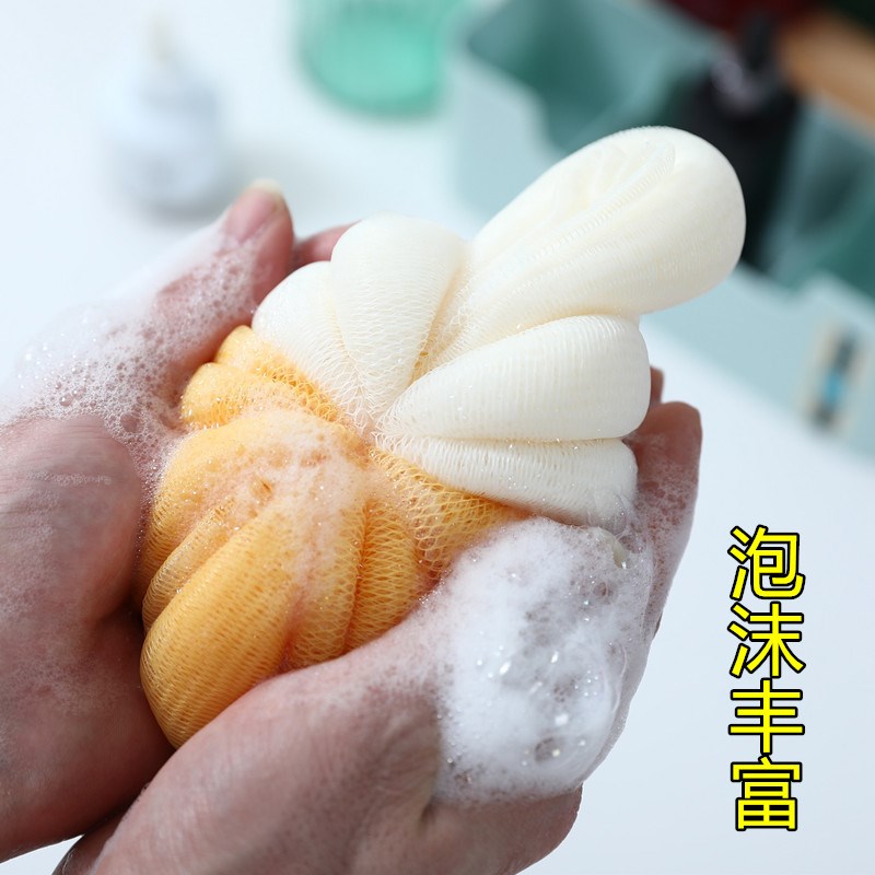 大号洗澡沐浴球不散浴花球超柔软洗澡球澡花男女搓澡巾泡沫球