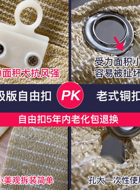 浅绿色遮阳网家用防晒隔热庭院户外花园阳台加密加厚多肉庶阳网