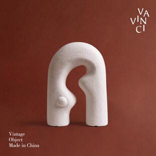 范琦现代休闲抽象几何陶瓷饰品斯堪的纳维亚创意家居饰品客厅入口